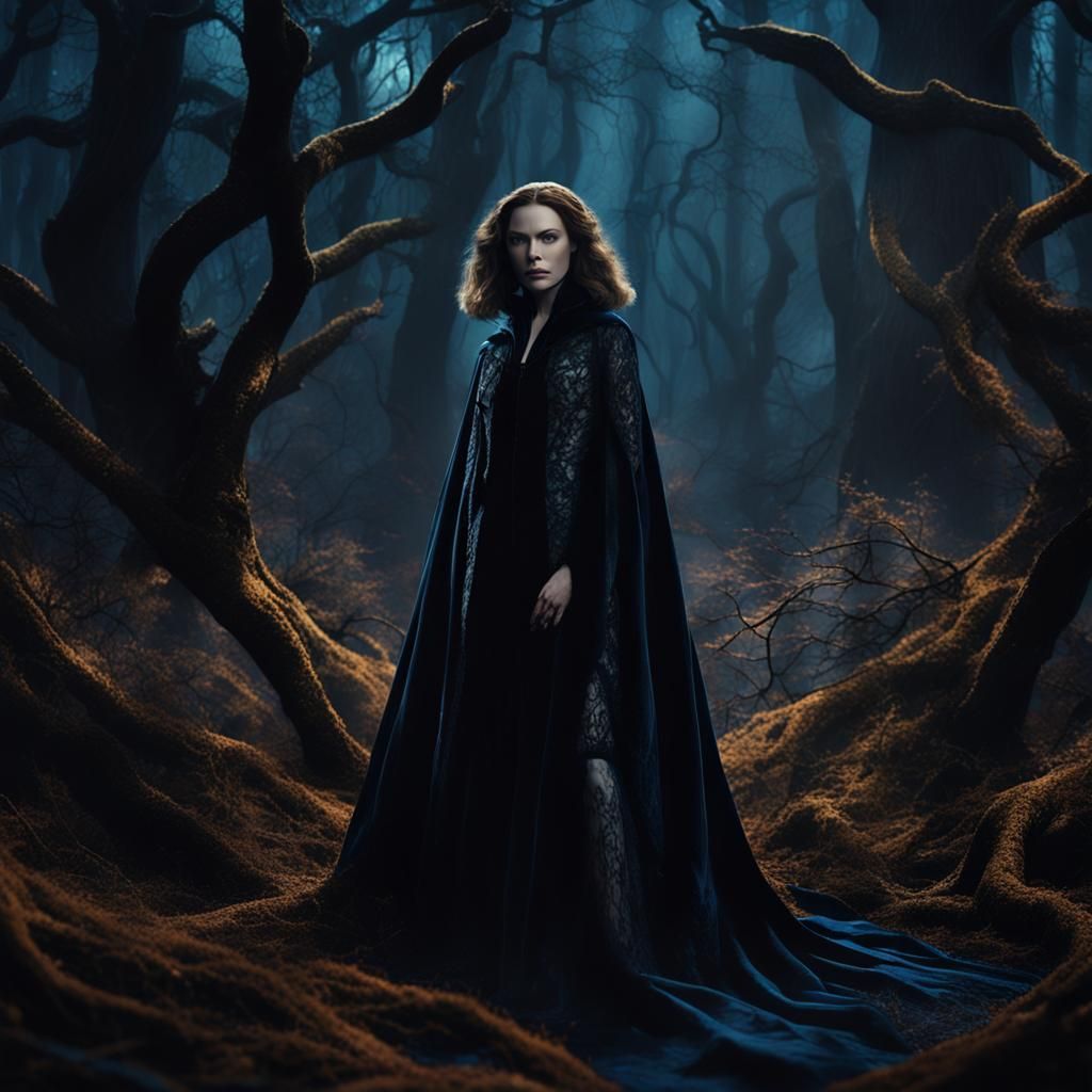 Rebecca Ferguson as Vampire in Dark Academia Style