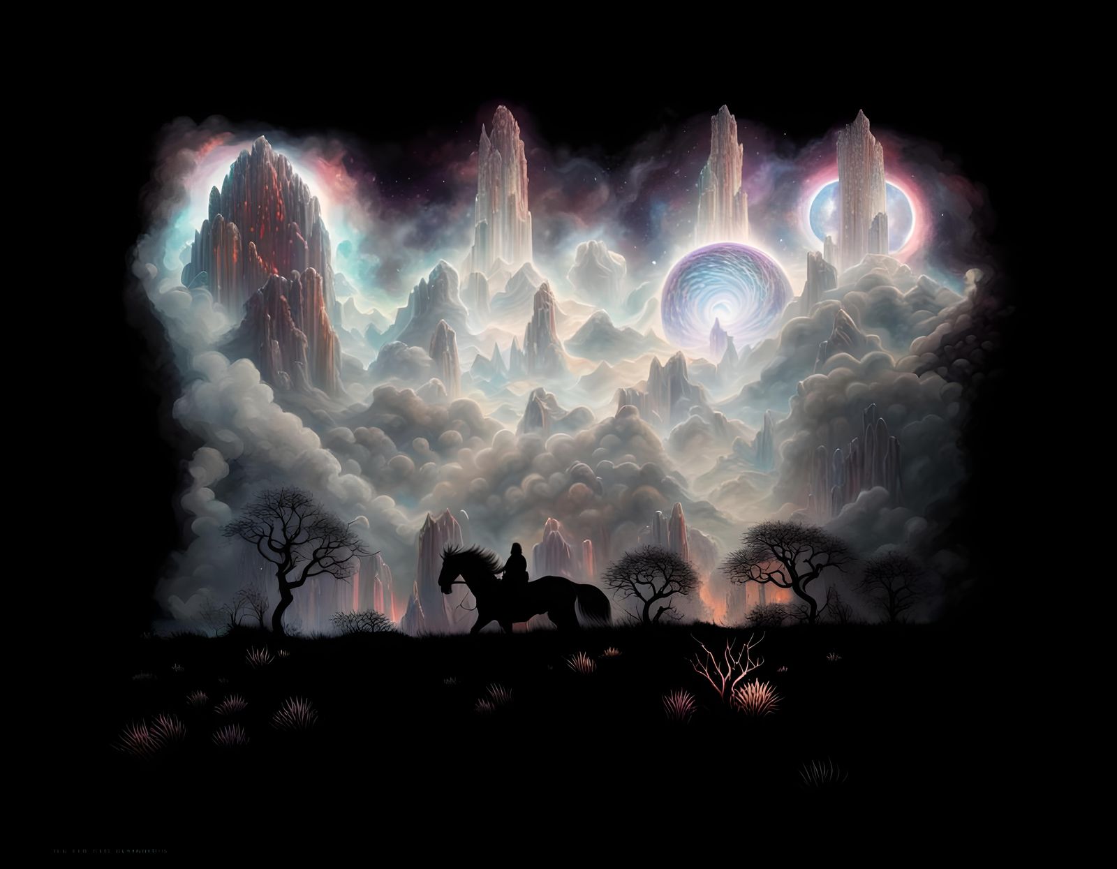 Astral Entrance to Hell: Digital Matte Painting