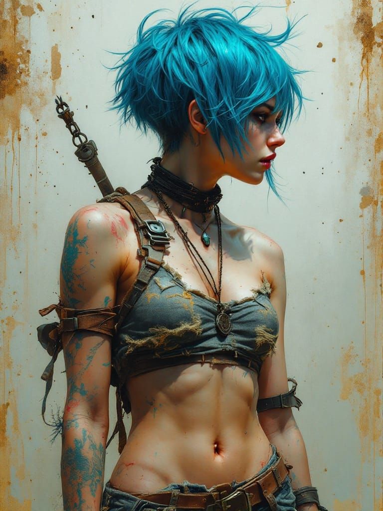 Ethereal Rebel Emerges from the Ashes in a Smoky Renaissance...