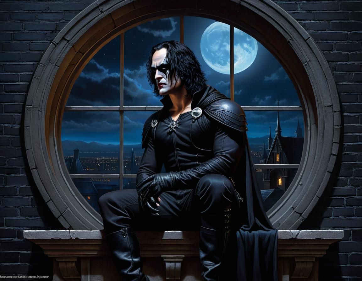 Brandon Lee as The Crow