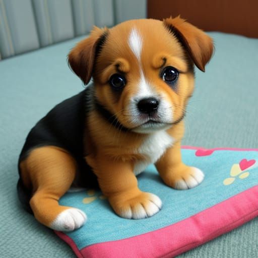 Adorable Puppy Portrait