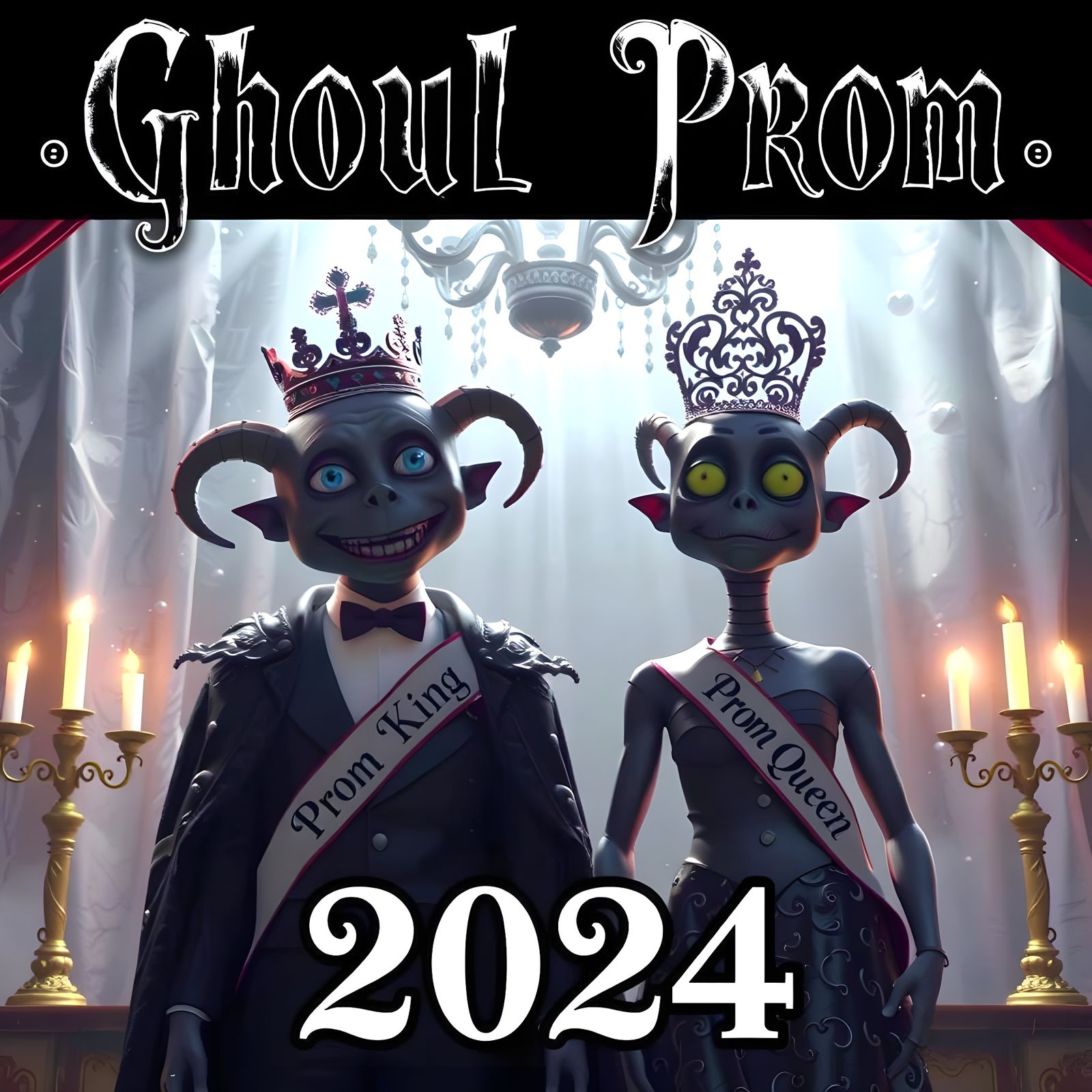 Ghoul Prom 2024 in Tim Burton Nightmare Style