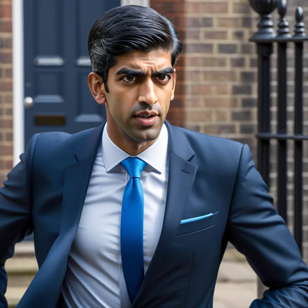 Amusing 3D Caricature of UK Prime Minister