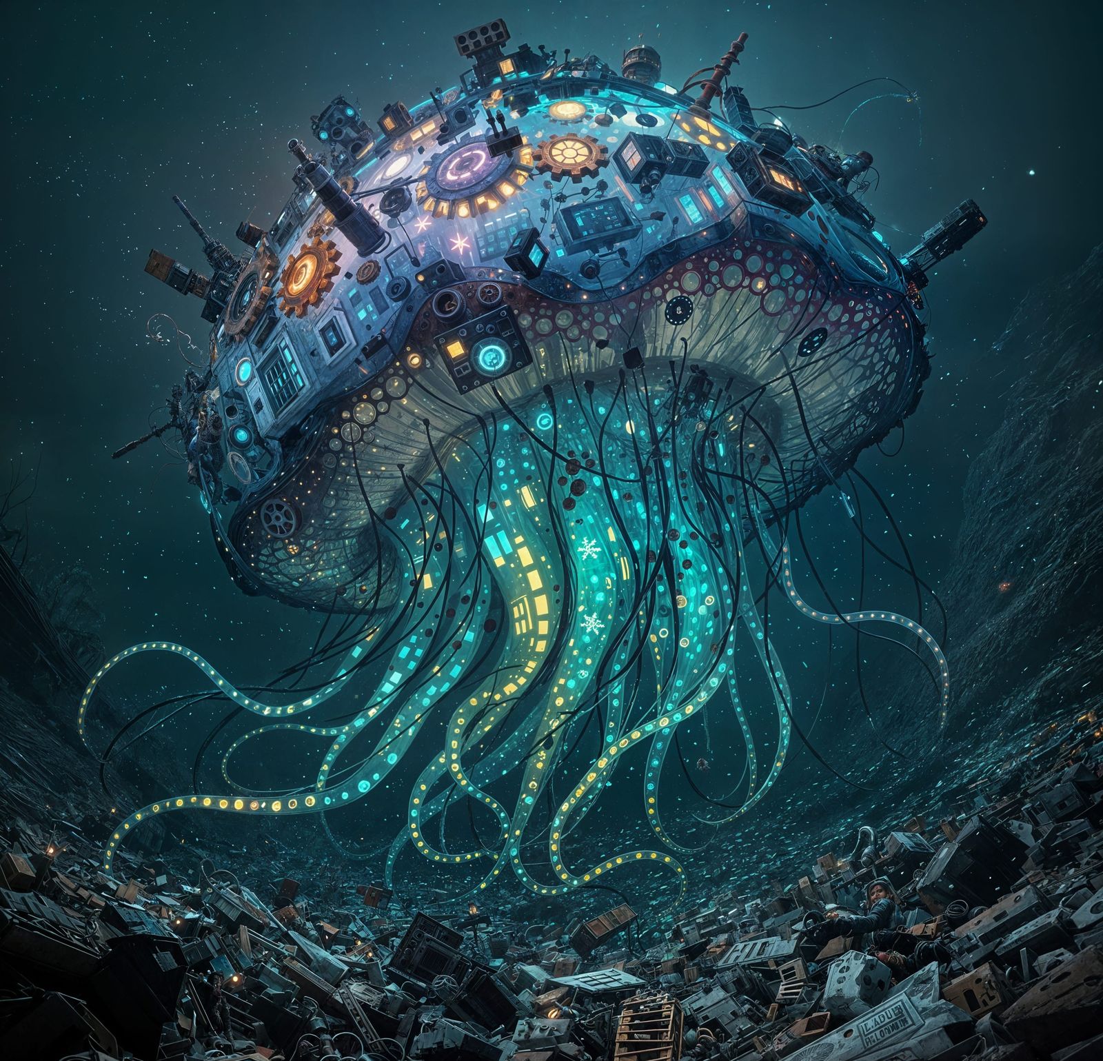 Stygiomedusa gigantea Mechinca