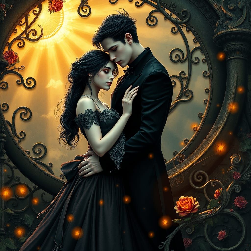 Gothic Romance in Dark Fantasy Style
