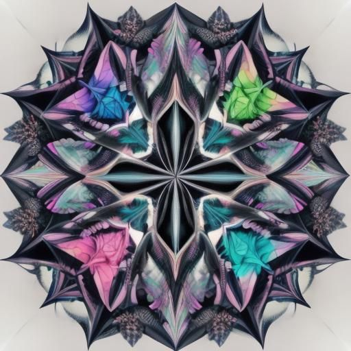 Origami Figures Bursting with Euclidean Patterns as Digital ...