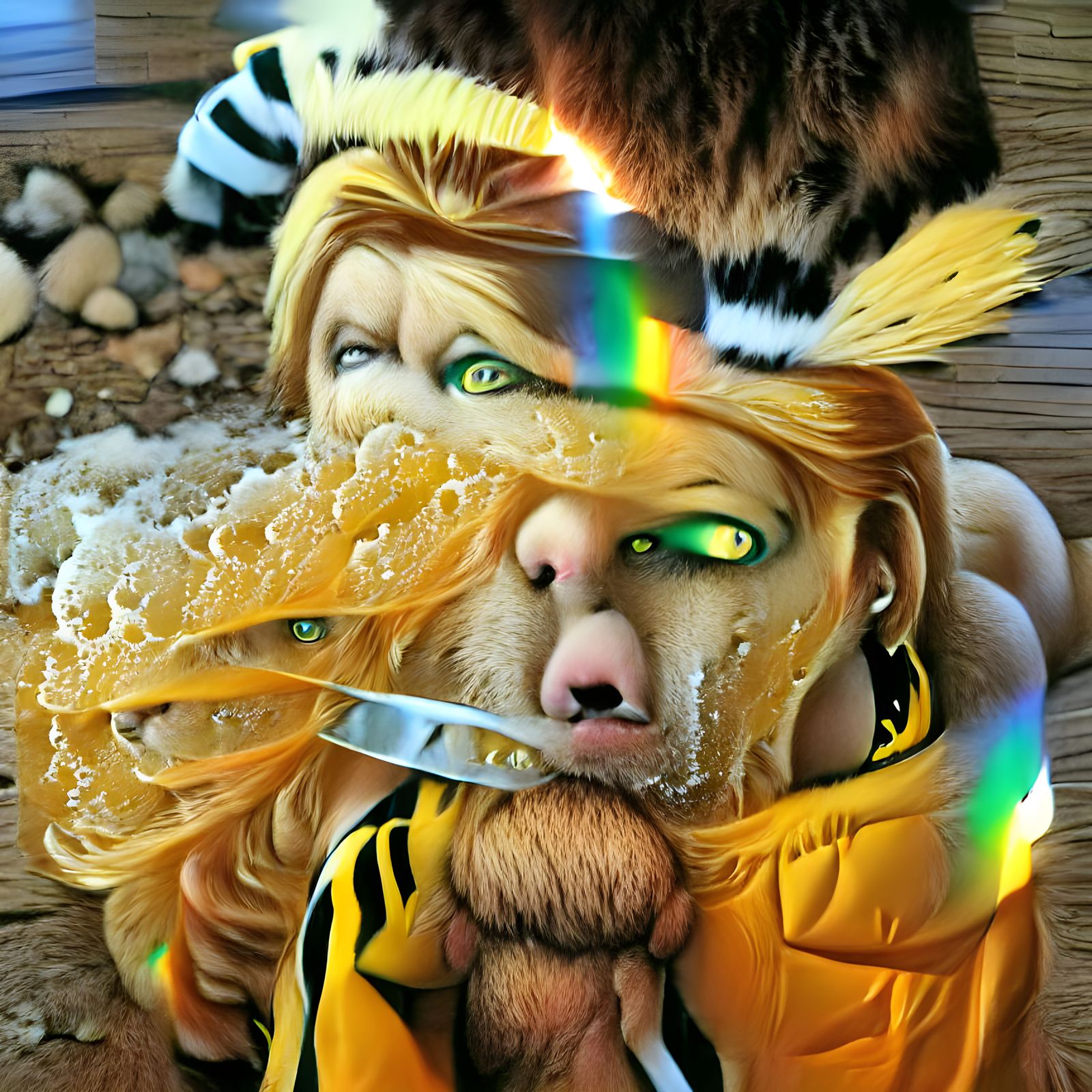 Ferocious Sabretooth Portrait