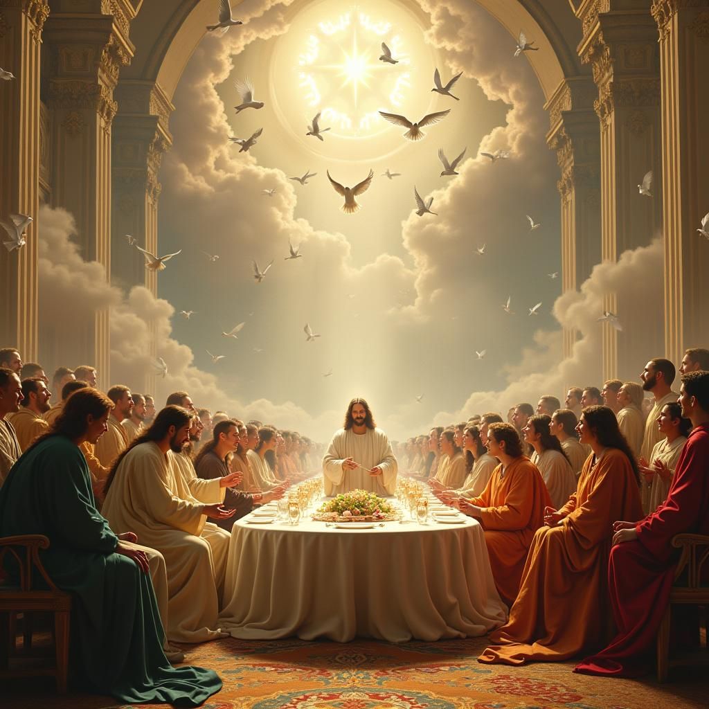 Heavenly Banquet: Jesus and the Holy Host