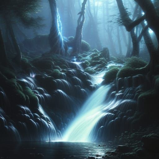 Waterfalls at Twilight