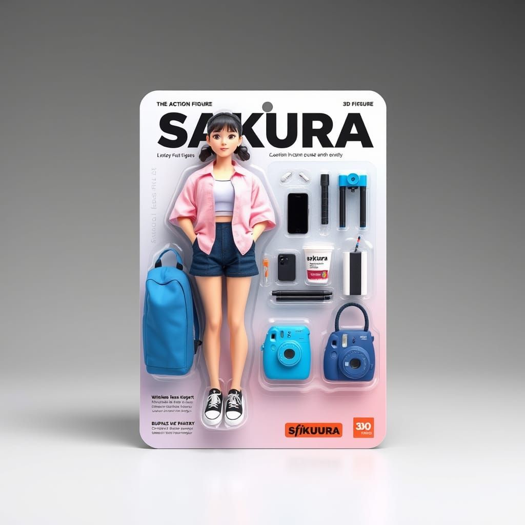 SAKURA Collectible Figure in Stylish Packaging