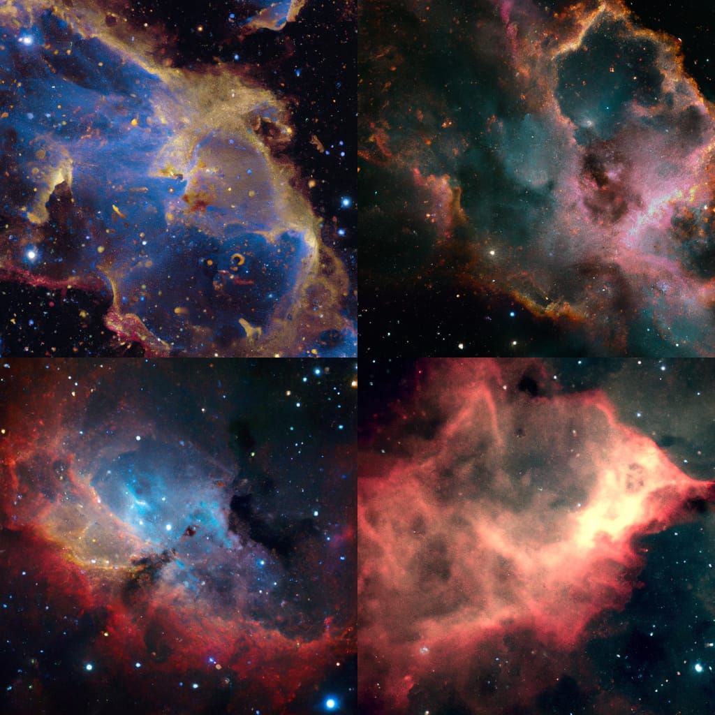 hyperrealistic nebula photography full 4k hd quality by jame...
