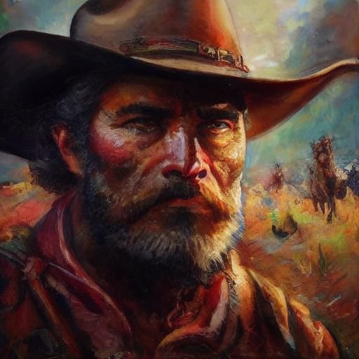 Cowboy in the Wild West