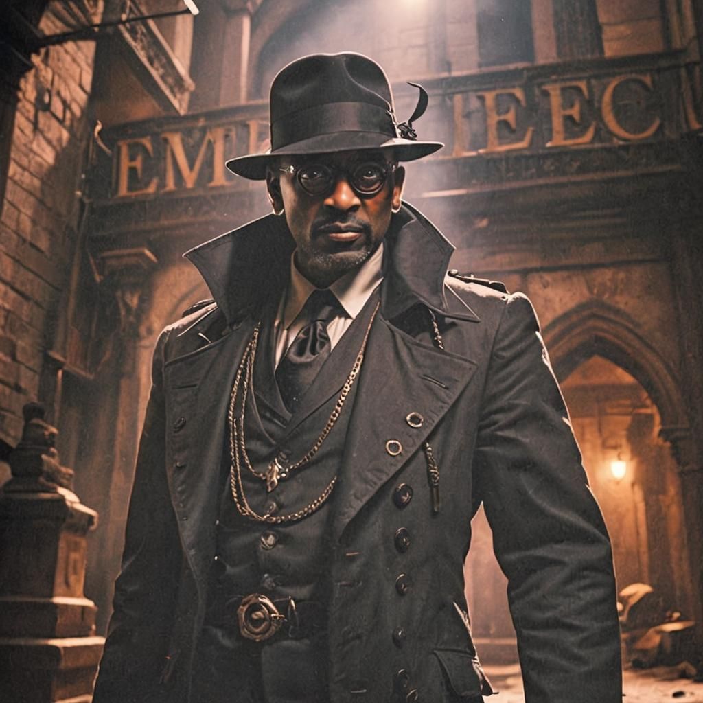 Alucard in Gothic Horror: A Cinematic Film Still