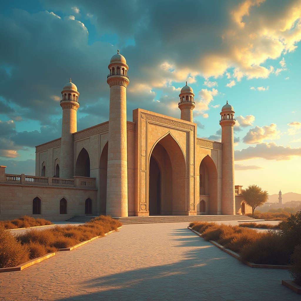Ark of Bukhara: Fantasy Fortress in Golden Light