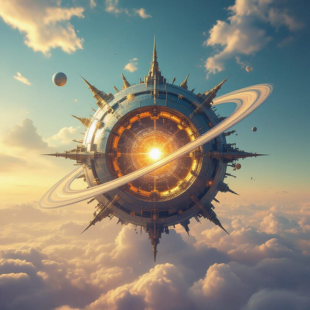 Surreal Alien Structures Evolving with Magic Systems