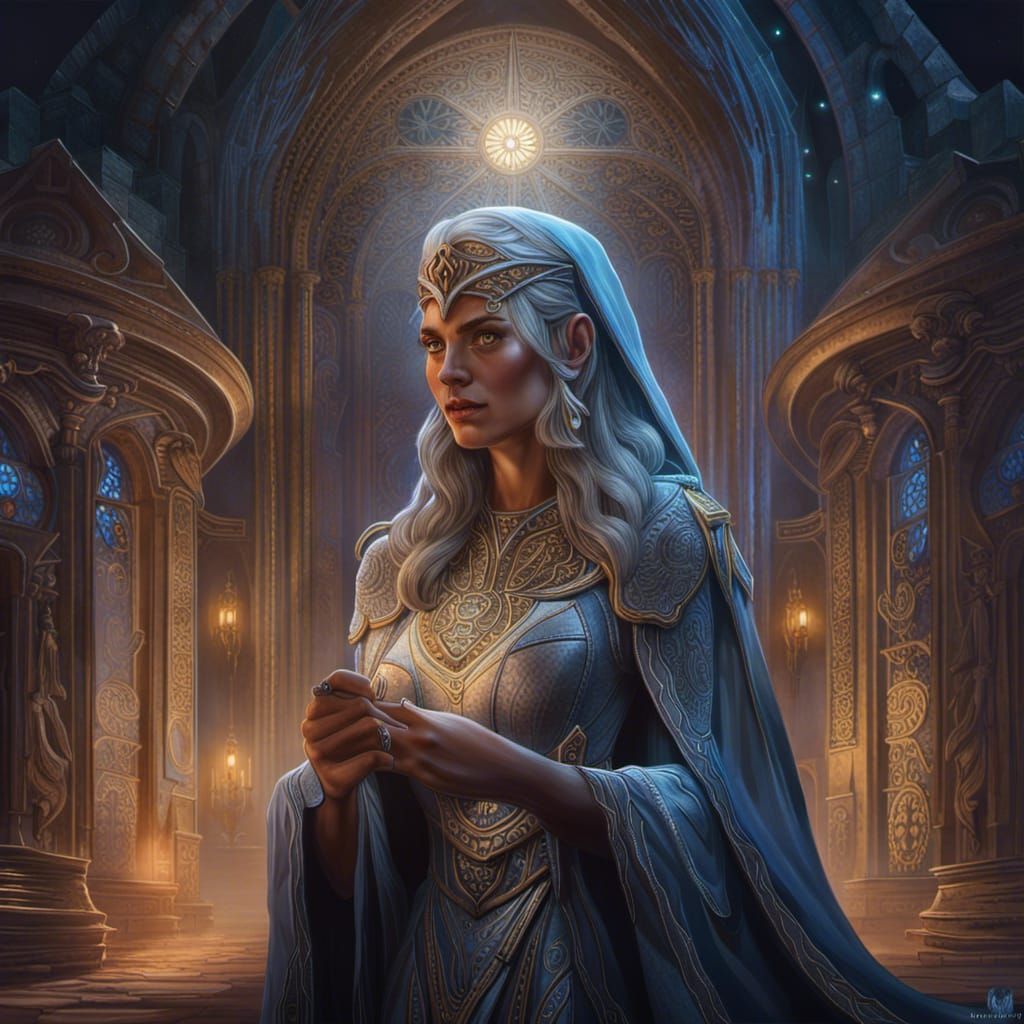 Detailed Magical Lady of the Cosmere in 8k