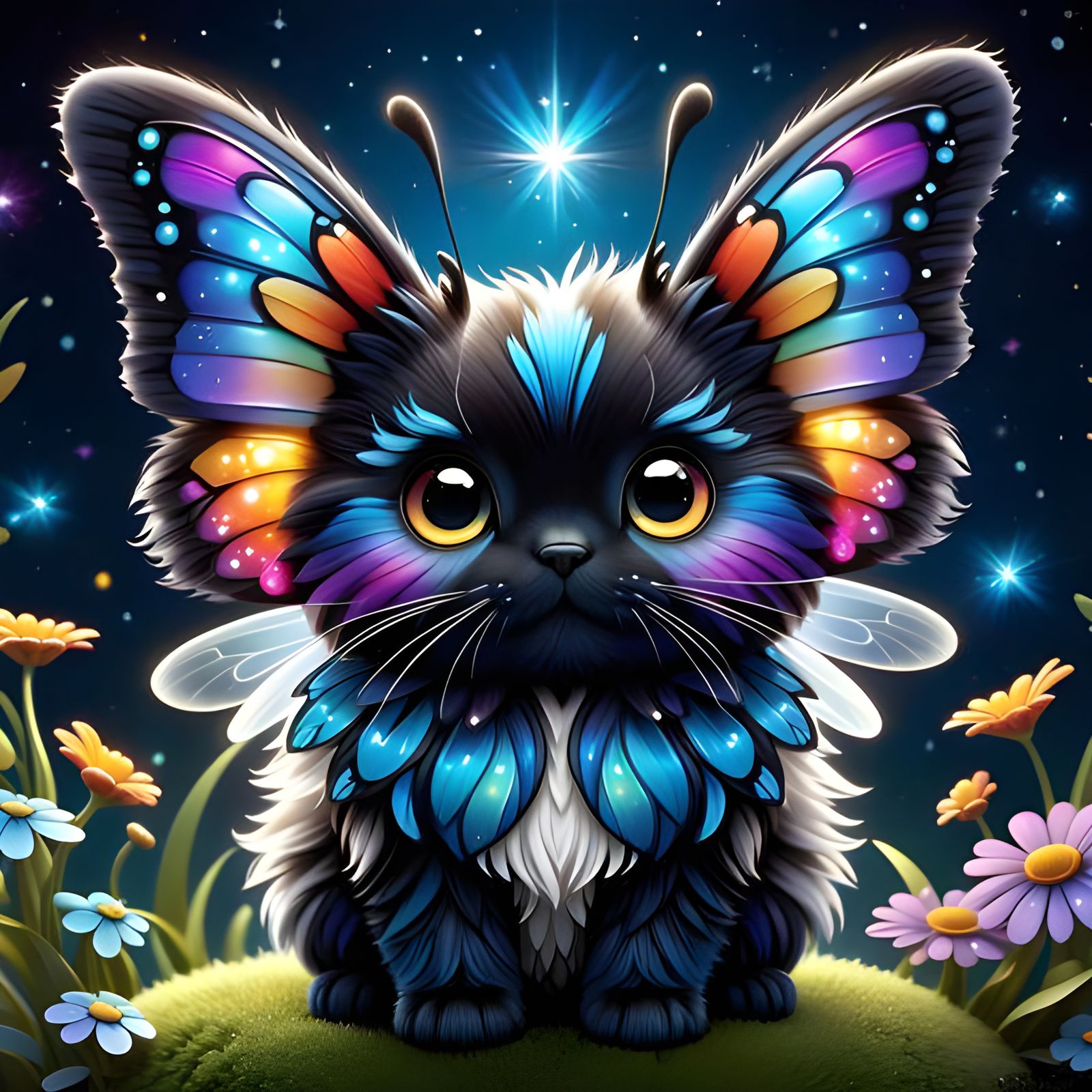 Caterpillar Butterfly Hybrid: A Whimsical Creature