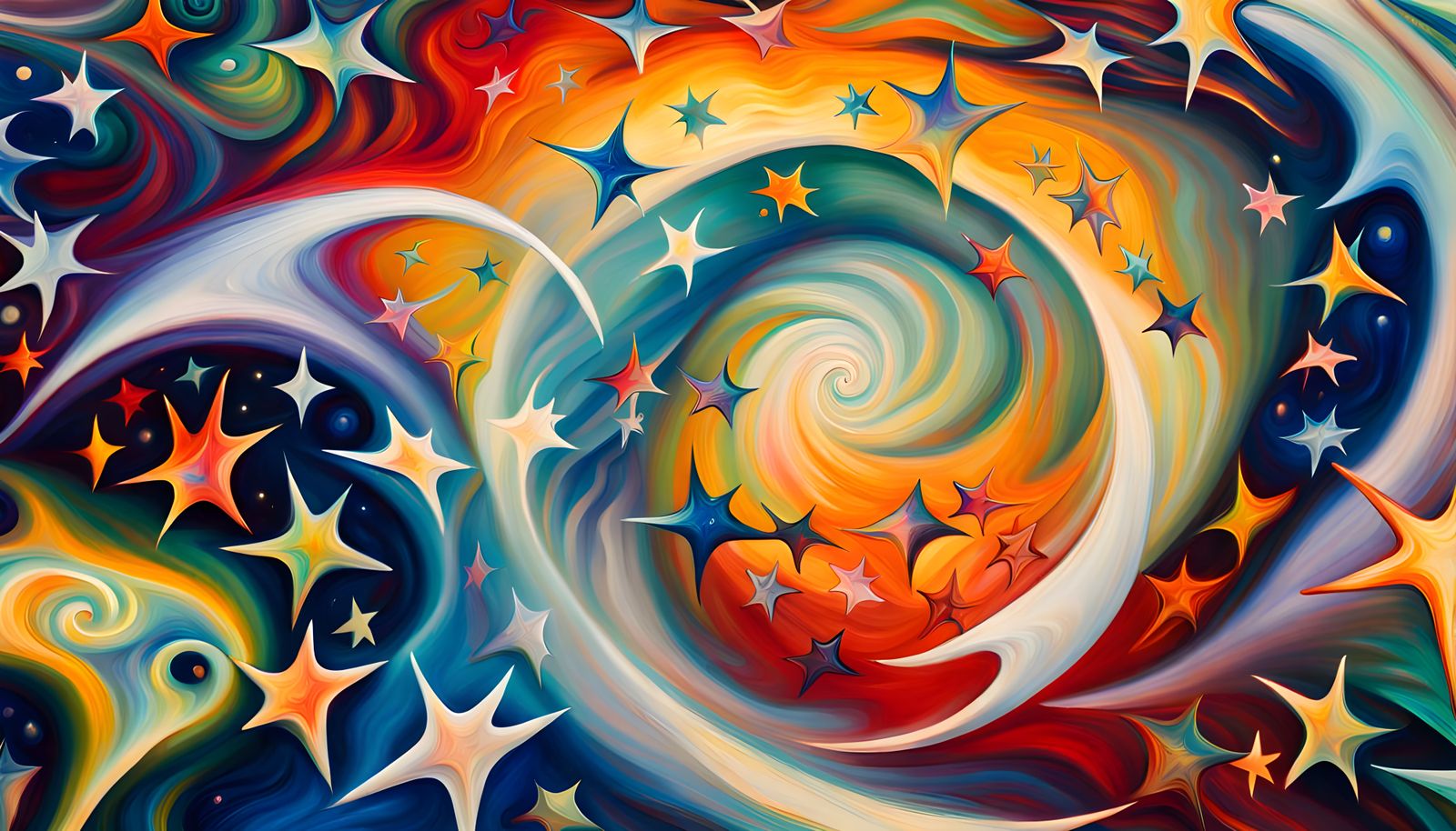 Iridescent Stars Forming in Magnetic Wave Energy