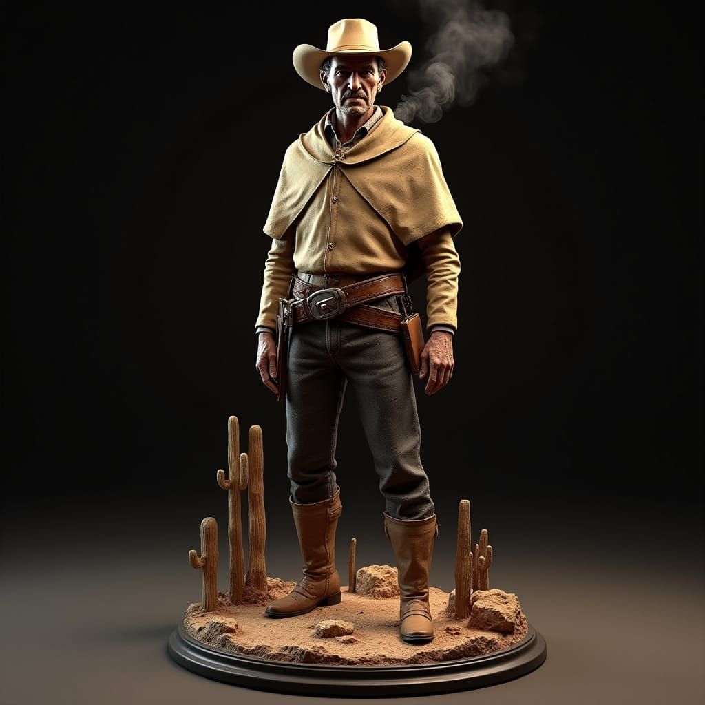 Legendary Outlaw Blondie Stands Tall in the Wild West