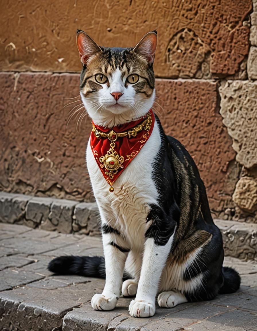 Toreador Cat Illustration