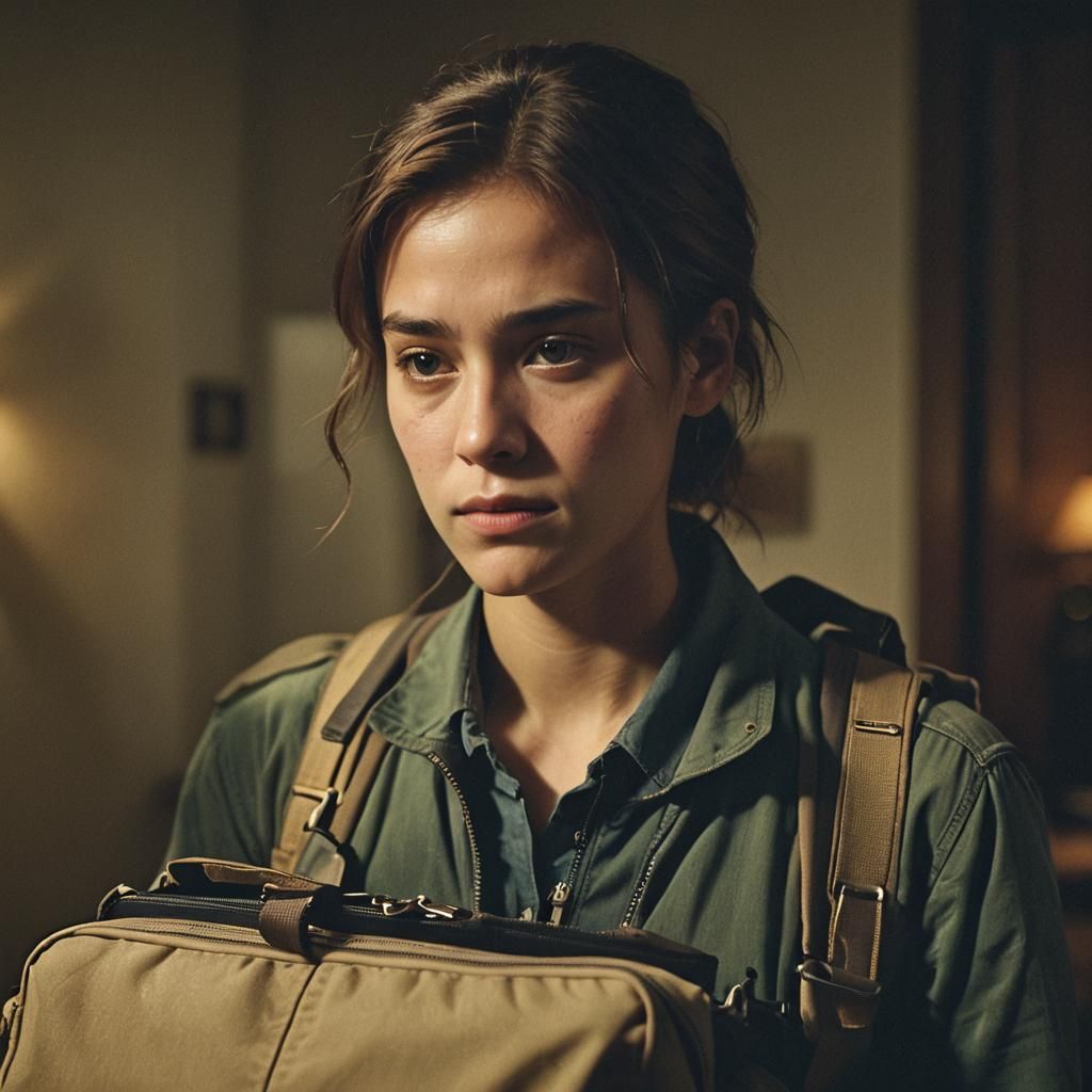 Cinematic Close-Up: Packing in Dimly Lit Room