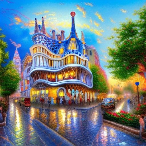 Casa Batllo: Luminous Architectural Impression