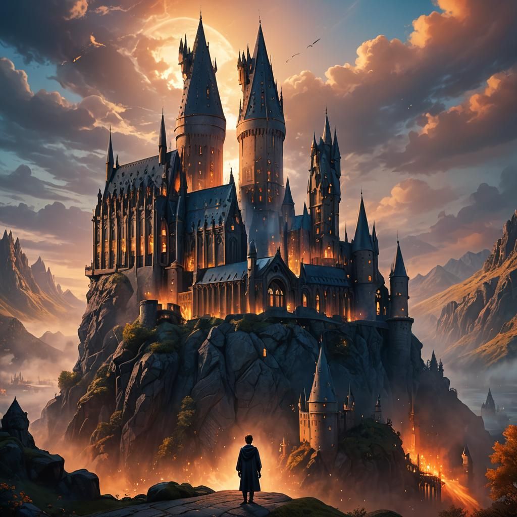 Harry Potter at Hogwarts: Fantasy Concept Art