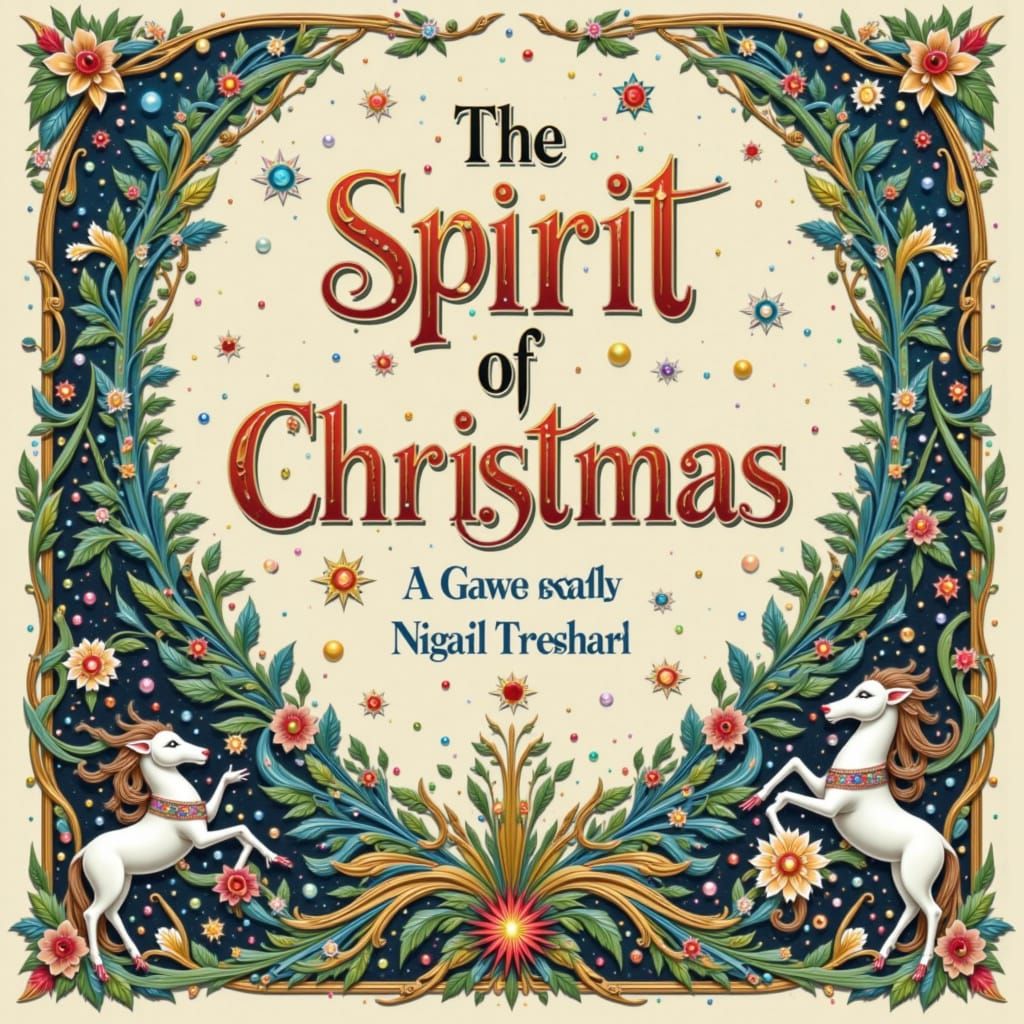 Christmas Spirit in Neon Lights