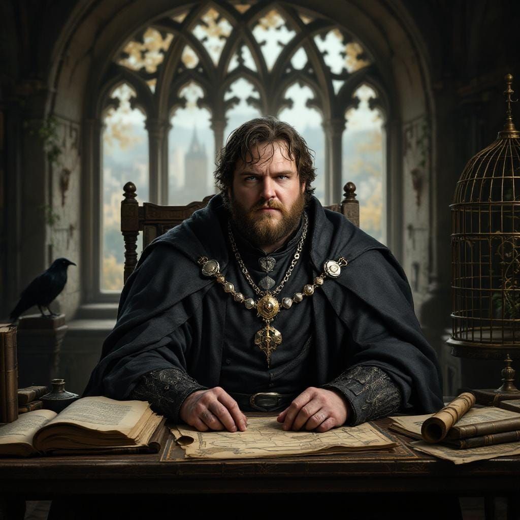 Maester Samwell Tarly Portrait in Cinematic Style