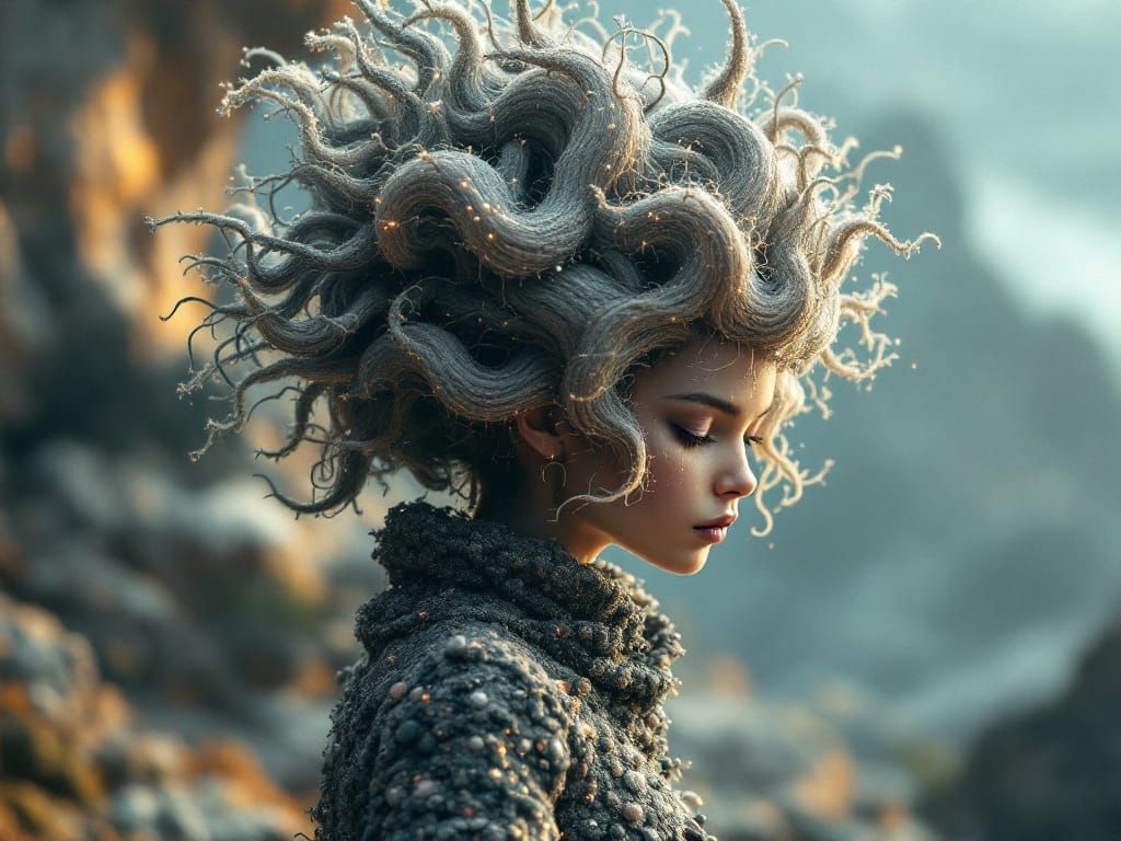 Tweed Tardigrade Up-Do Clothed in Fabric of the Universe