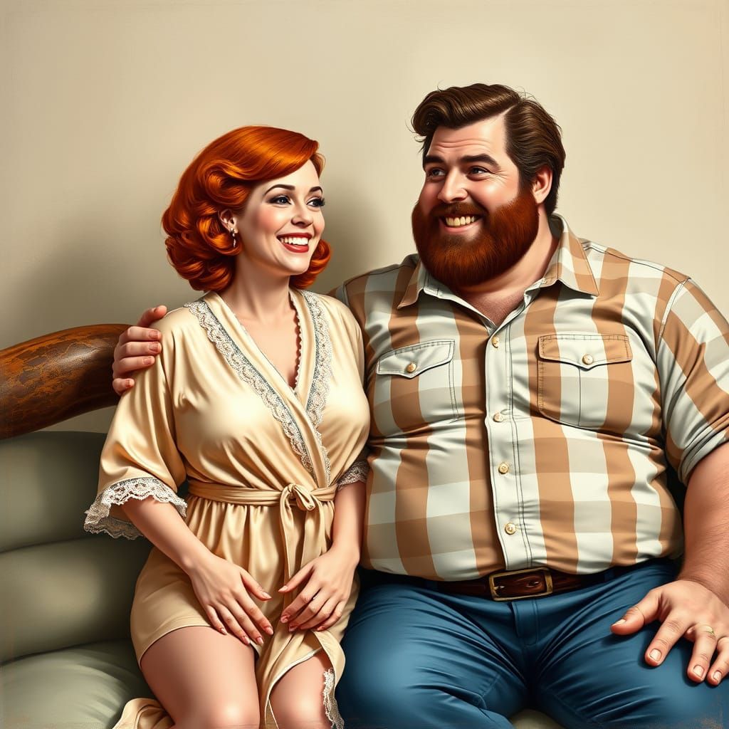 Lois Griffin Valentine's Day Portrait in Realistic Style