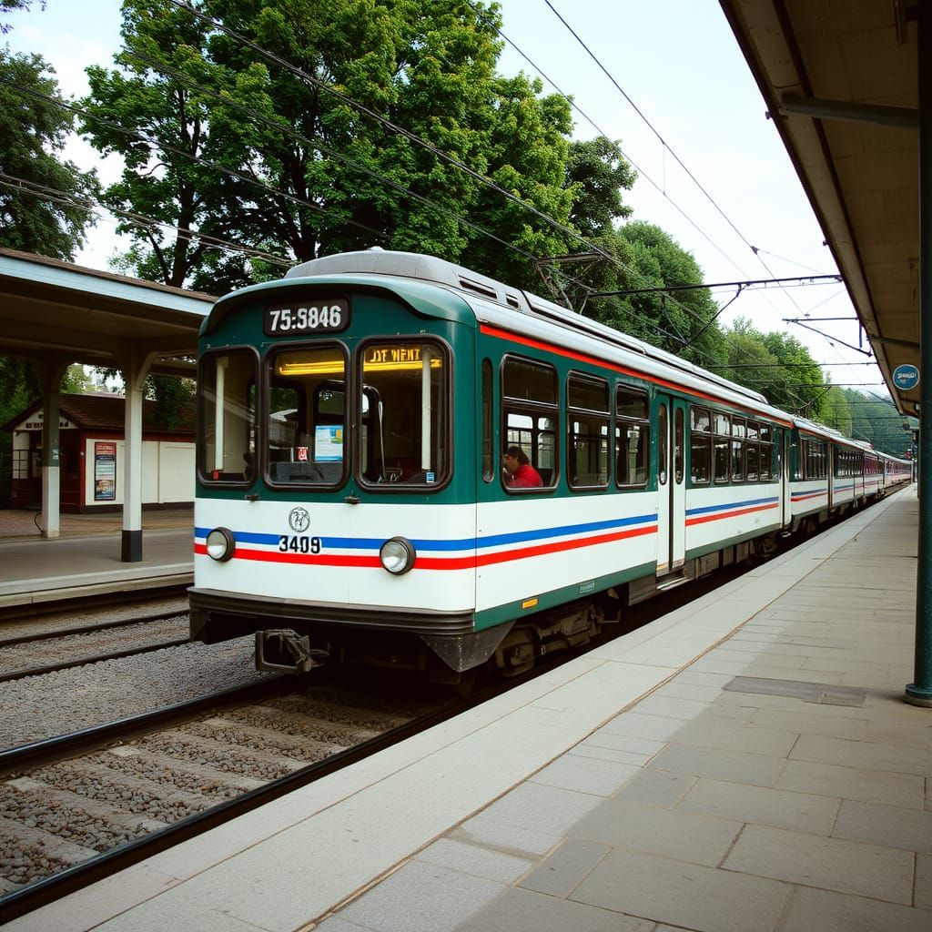 Vintage Railway Car in Bratislava