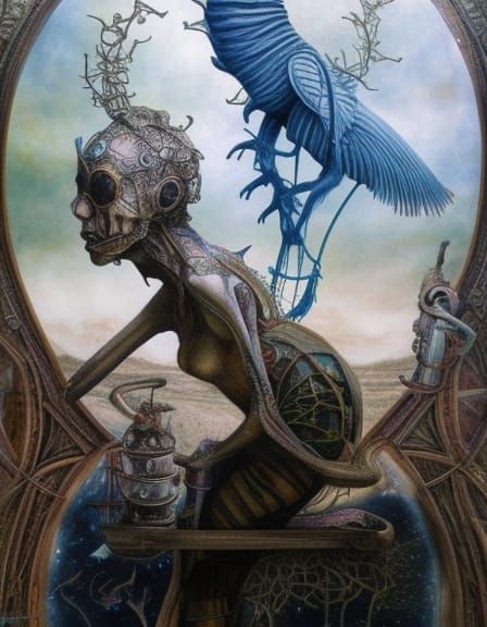 Otto Rapp's Alternate Reality: A Fantasy Oil Painting