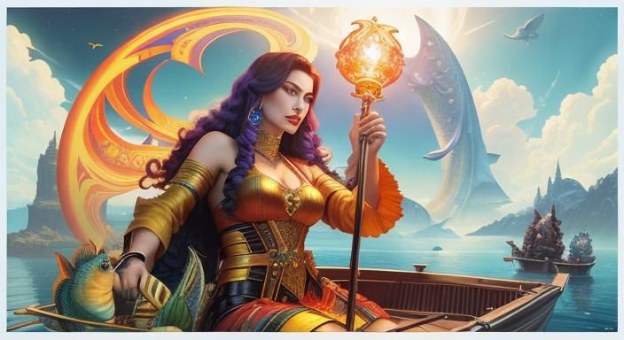 Fantastical Voyage: Women, Sea Creatures, and Stars