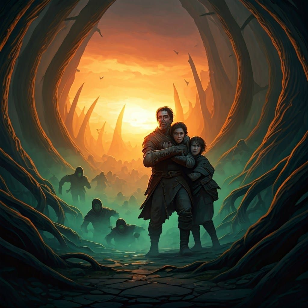 Father's Stand: Protecting Family in a Dark Fantasy World