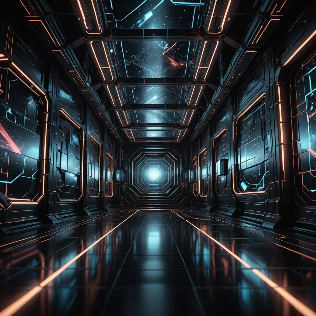 Surreal Futuristic Architecture in Hyper-Realistic Digital A...