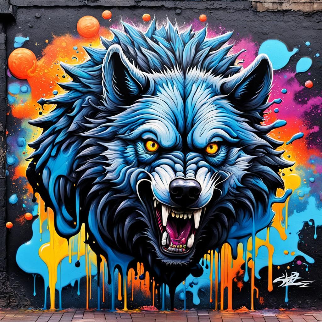 Werewolves of London in Graffiti Street Art