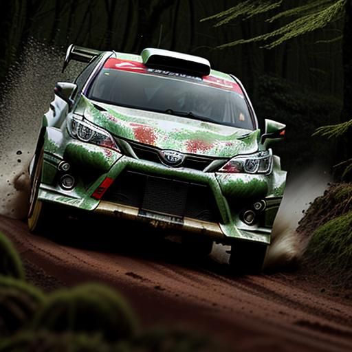 Toyota harrier rally car