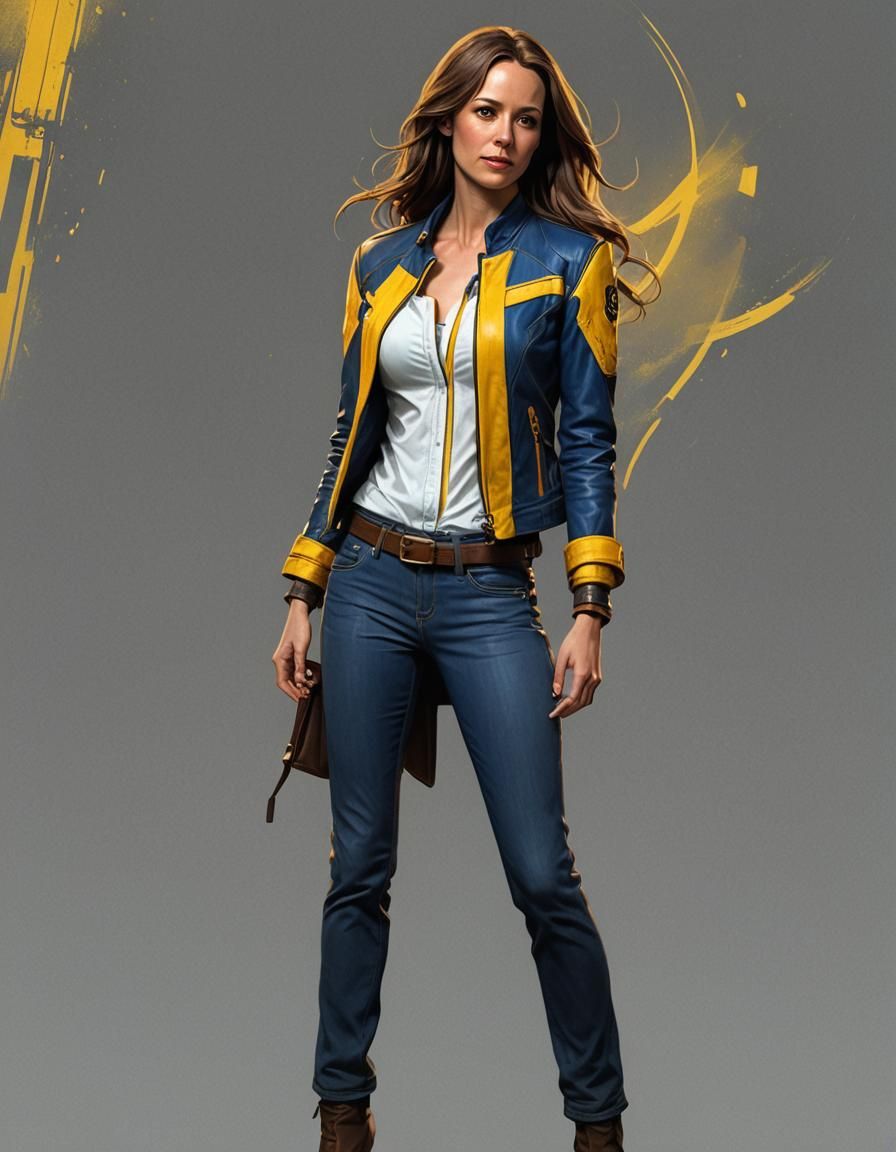 Hyperdetailed Portrait of Caitlin Strucker in Art Nouveau St...