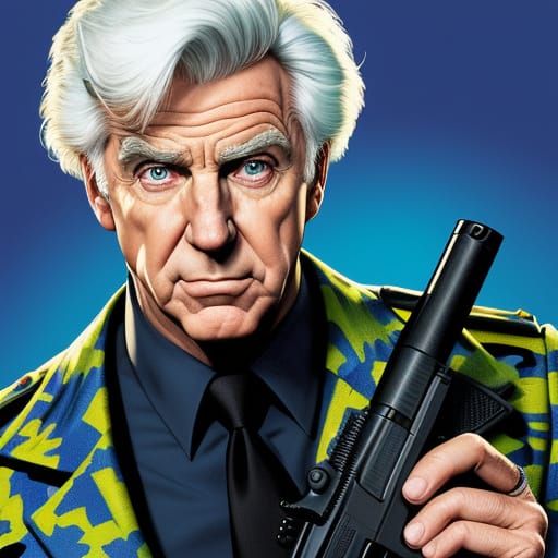 Leslie Nielsen as Lt Frank Derbin in Naked Gun 1988