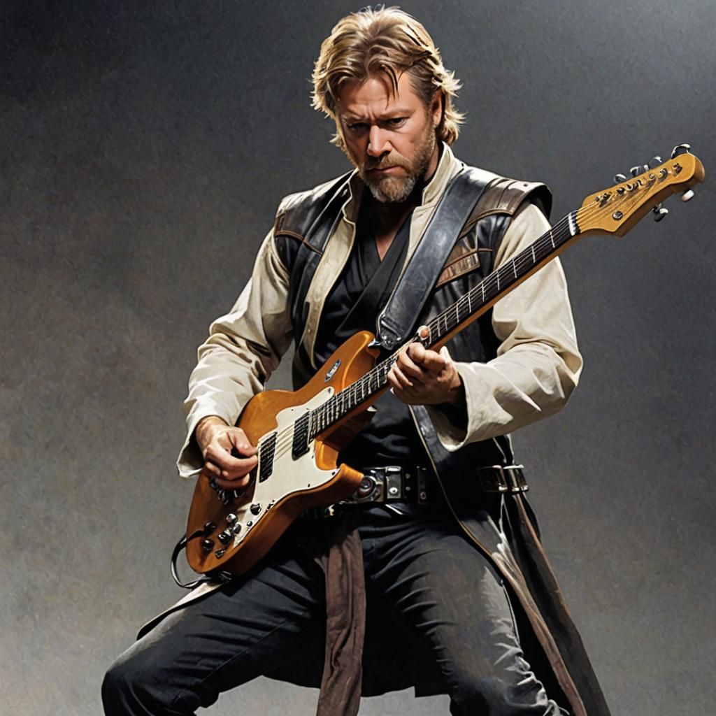 Obi Wan Bon Jovi Rocking Out