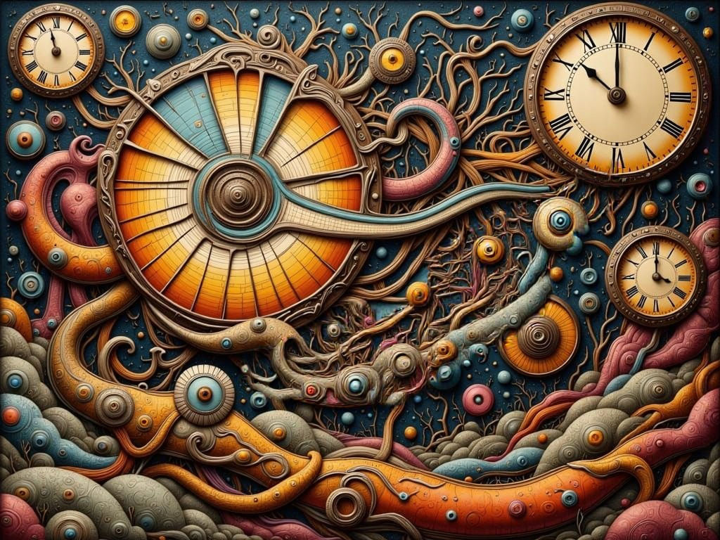 Timeless Tapestry in Distressed Fabric