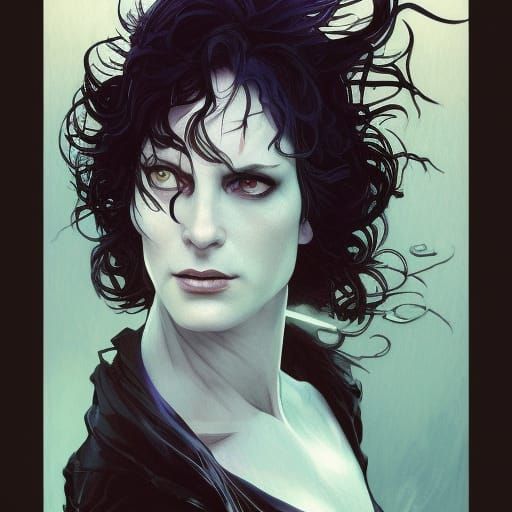 Death of the Sandman: Hyperdetailed Concept Art Portrait