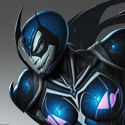 Arcee as Venom: Hyperrealistic Concept Art