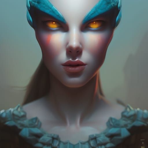 Paella as Dark Fantasy Concept Art in 8K