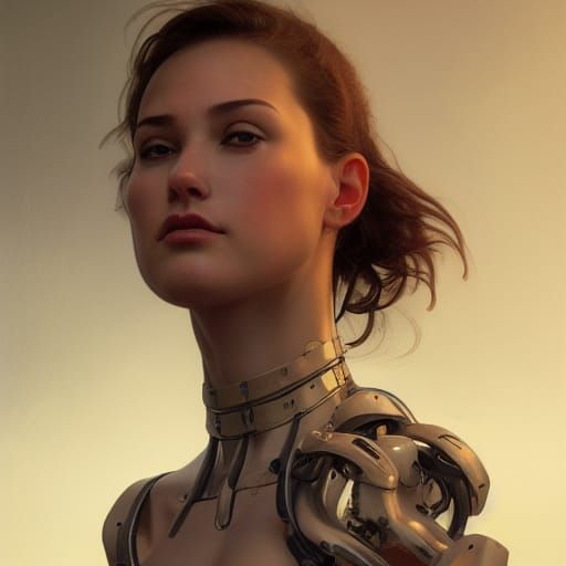 Fat Robot Dramatic Entrance in Hyperdetailed Style