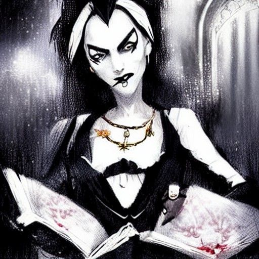Countess Satu Finds Book, Sinister Style