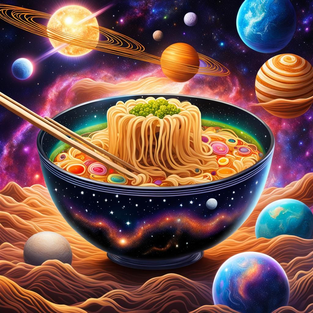 Cosmic Ramen Bowl: A Holographic Universe