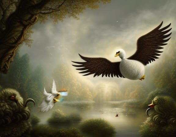 Flying Duck
