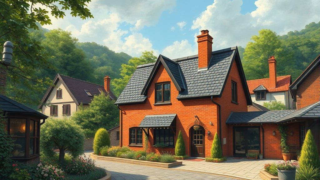 Charming Village Guesthouse in Van Gogh Style